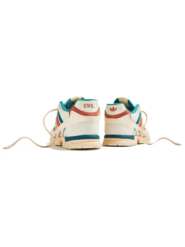 Кроссовки originals torsion x end super shoes 'legend earth bold green' Adidas — изображение 2 из 2, зеленый