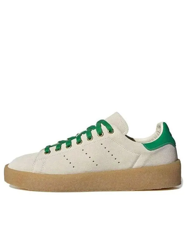 Кроссовки оригинальные stan smith crepe низкие кроссовки Adidas — изображение 1 из 4, белый/зеленый