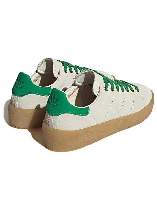 Кроссовки оригинальные stan smith crepe низкие кроссовки Adidas — изображение 4 из 4, белый/зеленый