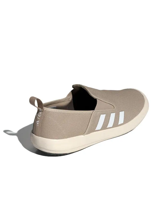 Кроссовки terrex boat slip-on dlx water 'tan' Adidas — изображение 2 из 3, бежевый
