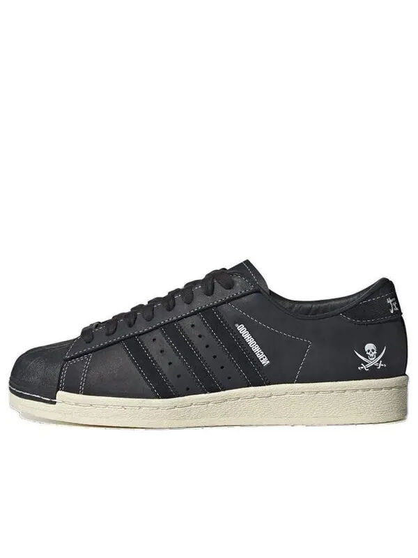 Кроссовки оригинальные superstar x neighborhood shoes Adidas — изображение 1 из 4, черный/белый