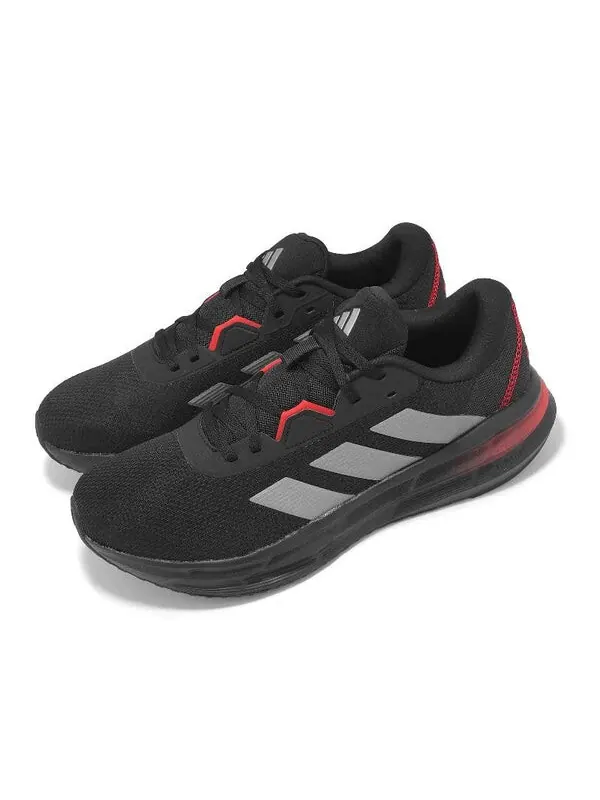 Кроссовки galaxy 7 'black iron metallic scarlet' Adidas — изображение 3 из 4, черный/металлик