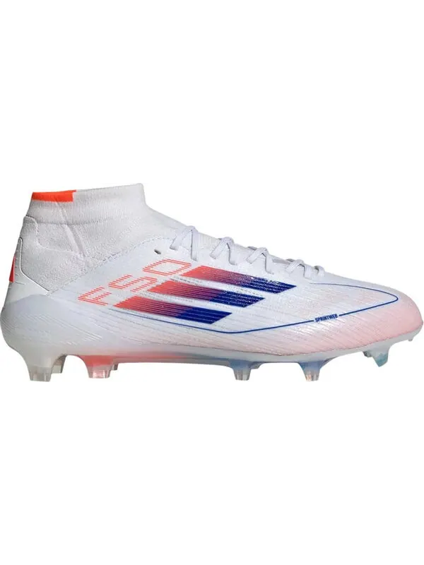 Кроссовки adizero f50 elite mid fg 'advancement pack' Adidas — изображение 3 из 4, белый/синий/красный