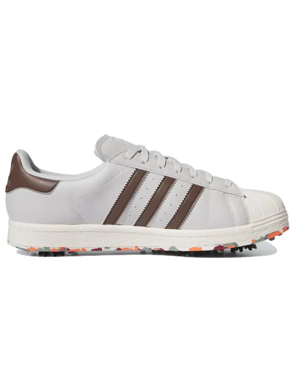 Кроссовки Adidas Originals Superstar Golf Shoes 'Grey One Off White' — изображение 2 из 4, серый/серый/белый