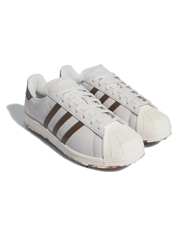 Кроссовки Adidas Originals Superstar Golf Shoes 'Grey One Off White' — изображение 3 из 4, серый/серый/белый
