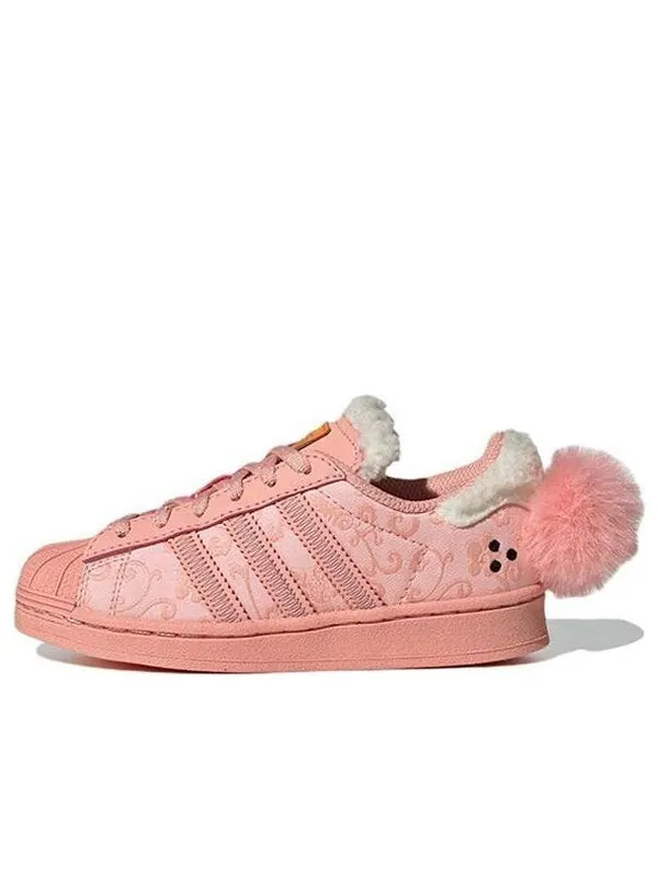 Кроссовки оригинальные суперзвезда x тающая печаль кроссовки Adidas — изображение 1 из 4, розовый