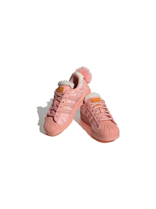 Кроссовки оригинальные суперзвезда x тающая печаль кроссовки Adidas — изображение 3 из 4, розовый