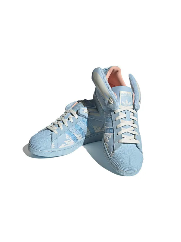 Кроссовки оригиналы суперзвезда papercut x melting sadness Adidas — изображение 3 из 4, синий/белый
