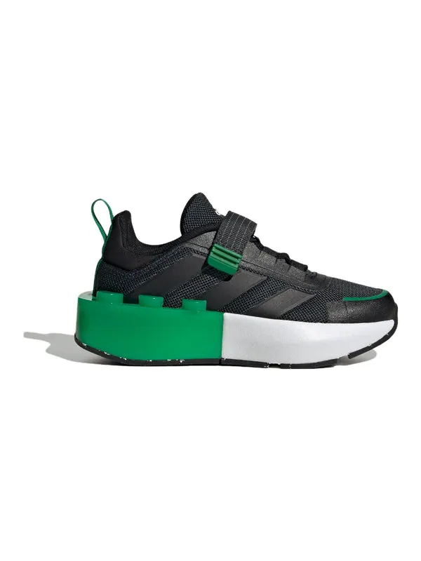 Кроссовки tech runner el x lego 'core black green' Adidas — изображение 2 из 4, черный зеленый