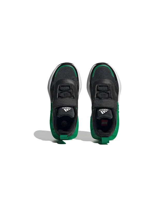 Кроссовки tech runner el x lego 'core black green' Adidas — изображение 3 из 4, черный зеленый
