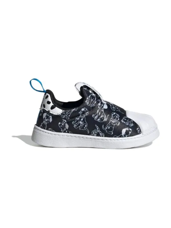 Кроссовки оригинальные superstar 360 x disney Adidas — изображение 2 из 4, черный/белый/яркий синий
