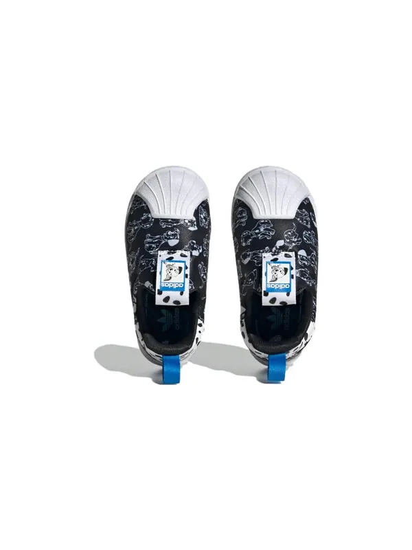 Кроссовки оригинальные superstar 360 x disney Adidas — изображение 3 из 4, черный/белый/яркий синий