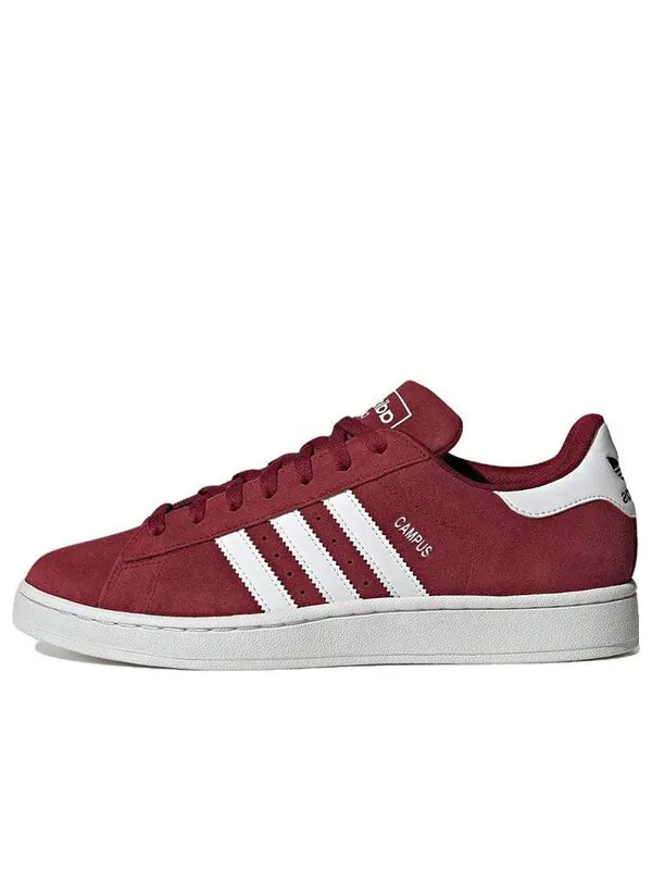 Кроссовки кампус 2 Adidas — изображение 1 из 4, бордовый/белый/черный