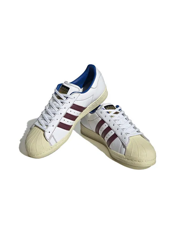 Кроссовки оригинал суперзвезда 82 Adidas — изображение 3 из 4, белый/красный