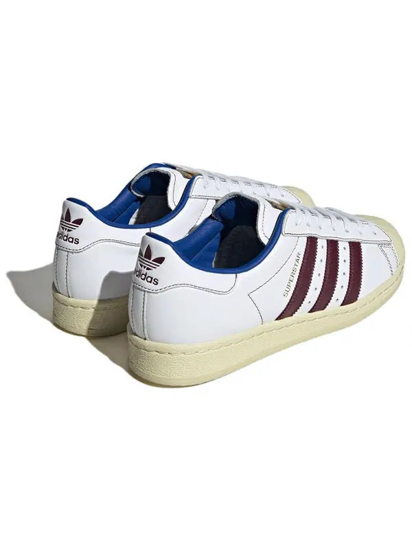 Кроссовки оригинал суперзвезда 82 Adidas — изображение 4 из 4, белый/красный