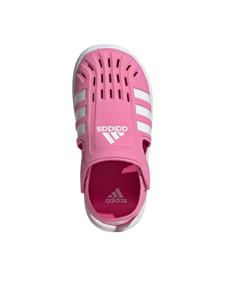 Сандалии (PS) adidas Summer Closed Toe Water Sandals 'Bliss Pink White' — изображение 5 из 6, розовый