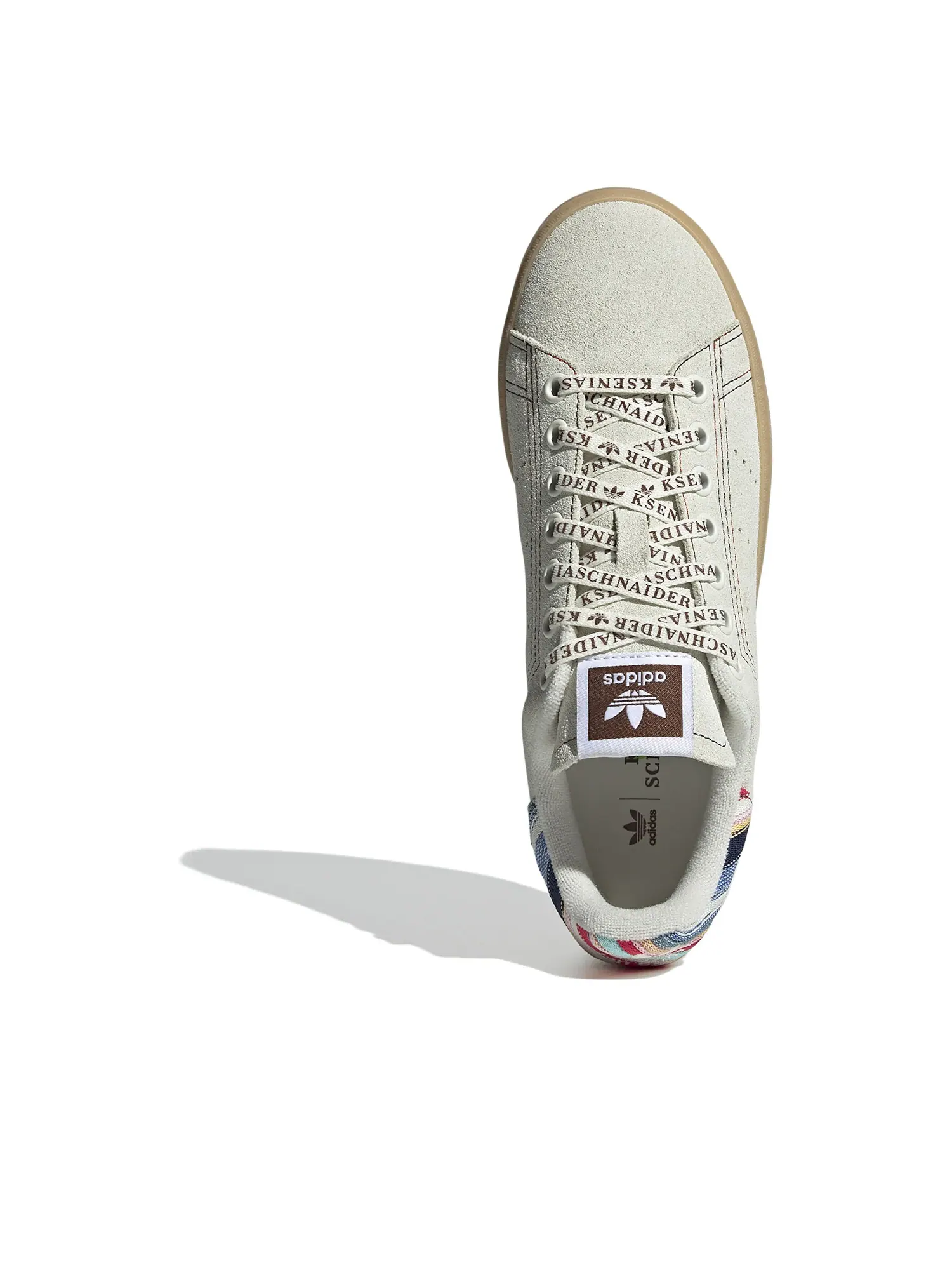 (WMNS) Adidas x kseniaschnaider Stan Smith 'Ivory Bliss Pink Gum' — изображение 2 из 5, слоновая кость/розовый