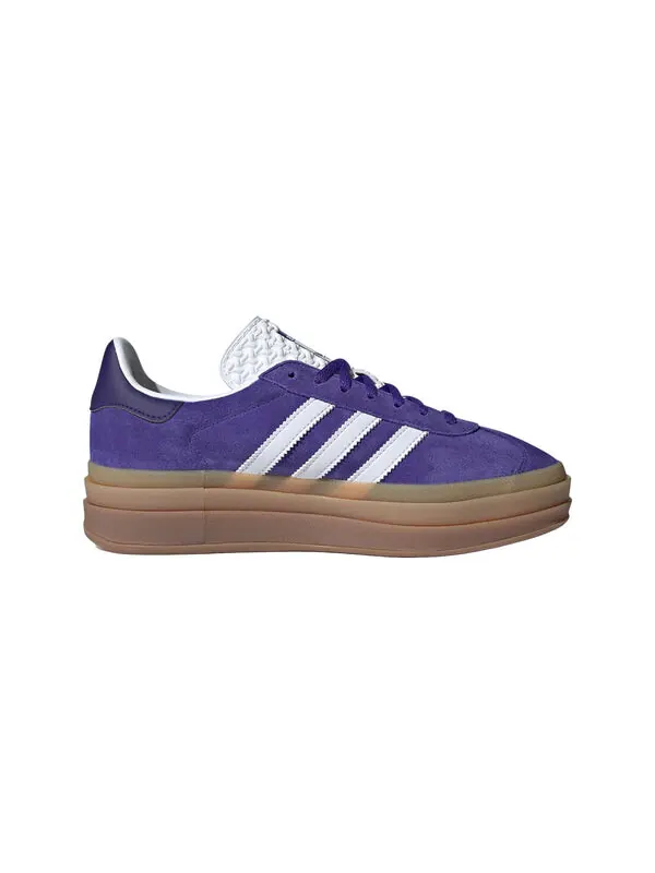 Кроссовки газель смелые Adidas — изображение 2 из 4, белый/фиолетовый
