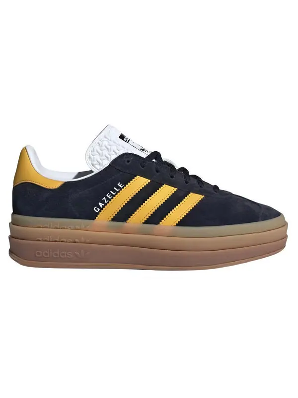 Кроссовки газель смелые Adidas — изображение 2 из 4, черный/золотистый/белый