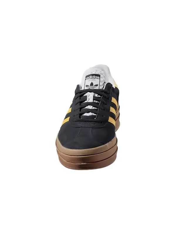 Кроссовки газель смелые Adidas — изображение 3 из 4, черный/золотистый/белый
