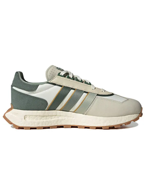 Кроссовки оригиналы ретро e5 Adidas — изображение 2 из 4, бежевый/зеленый/белый