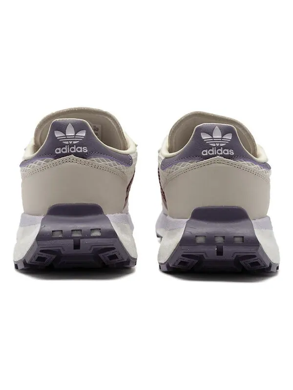 Кроссовки оригиналы ретро кроссовки e5 Adidas — изображение 4 из 4, бежевый/белый/фиолетовый