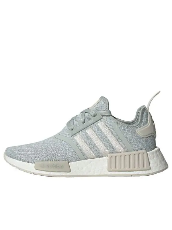 Кроссовки nmd_r1 Adidas — изображение 1 из 4, серебристый//белый