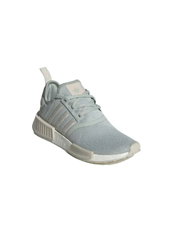 Кроссовки nmd_r1 Adidas — изображение 3 из 4, серебристый//белый