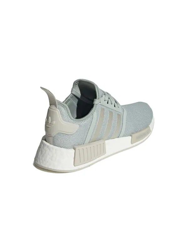 Кроссовки nmd_r1 Adidas — изображение 4 из 4, серебристый//белый