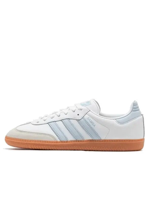 Кроссовки самба ог Adidas — изображение 1 из 4, белый/синий/белый