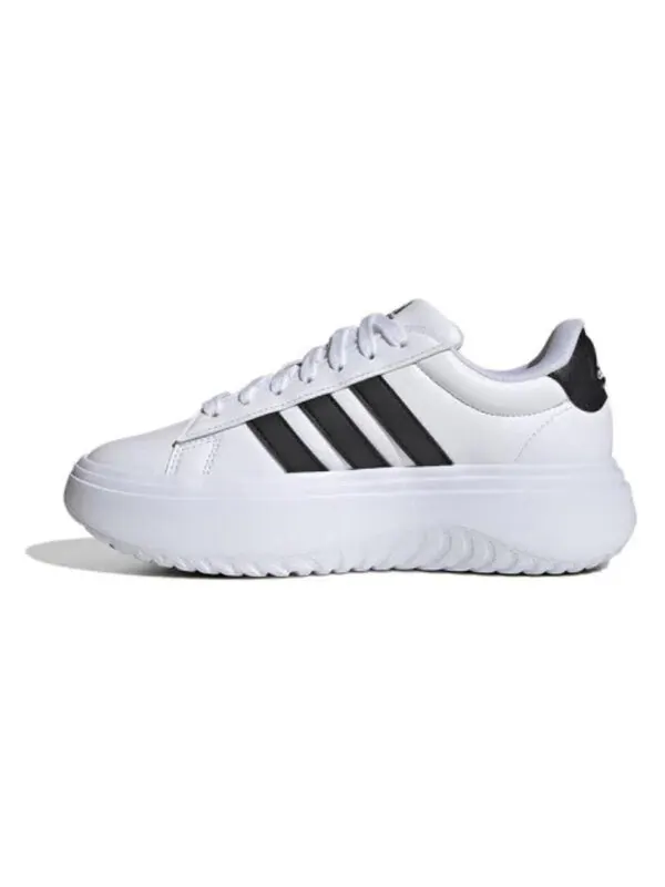 Кроссовки grand court platform shoes Adidas — изображение 2 из 4, белый/черный