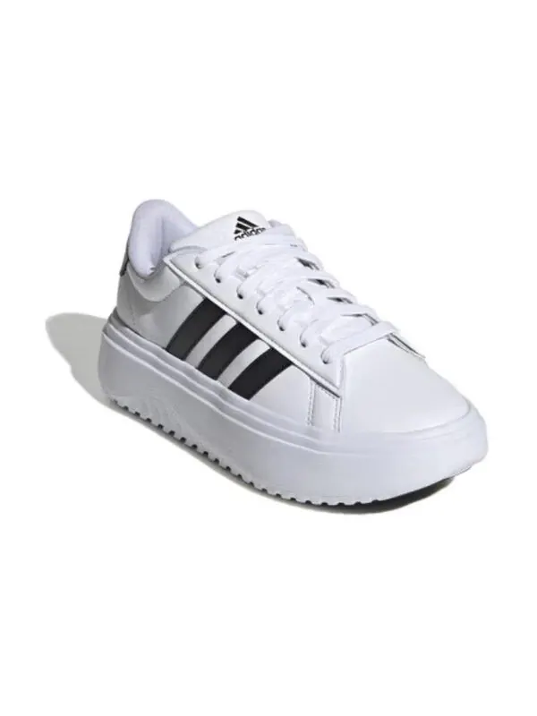 Кроссовки grand court platform shoes Adidas — изображение 3 из 4, белый/черный