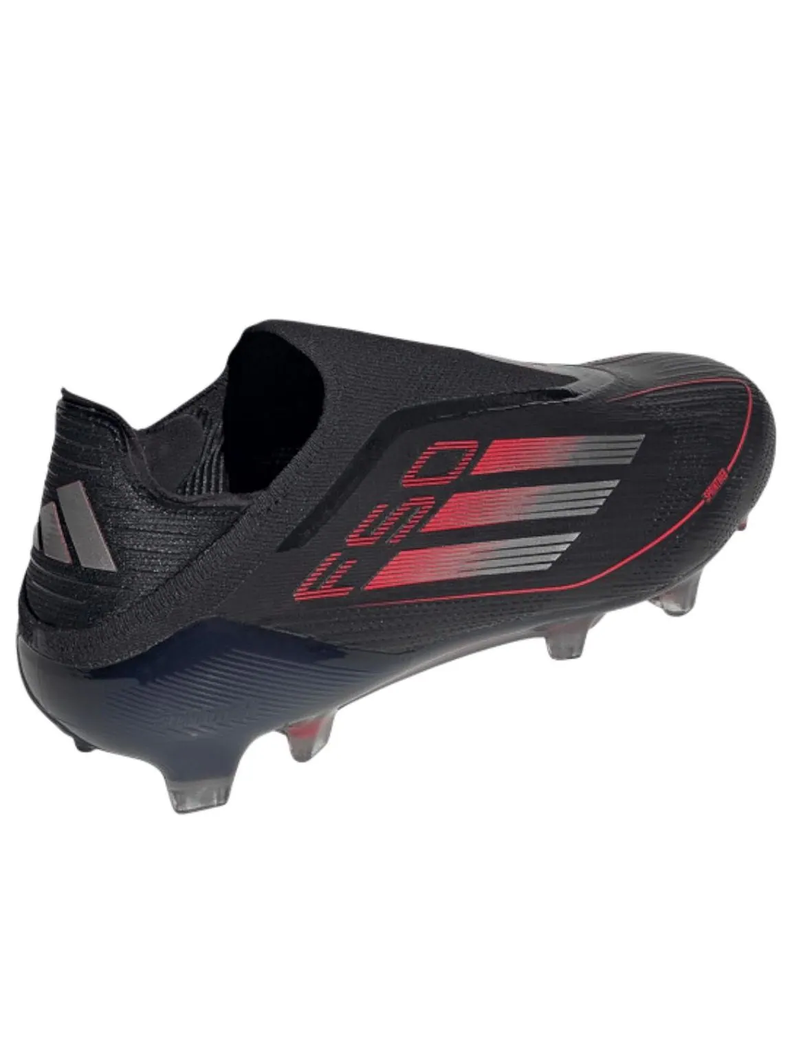 Adidas F50 Elite Laceless FG 'Core Black Iron Metallic Lucid Red' — изображение 3 из 5, черный/металлик/красный