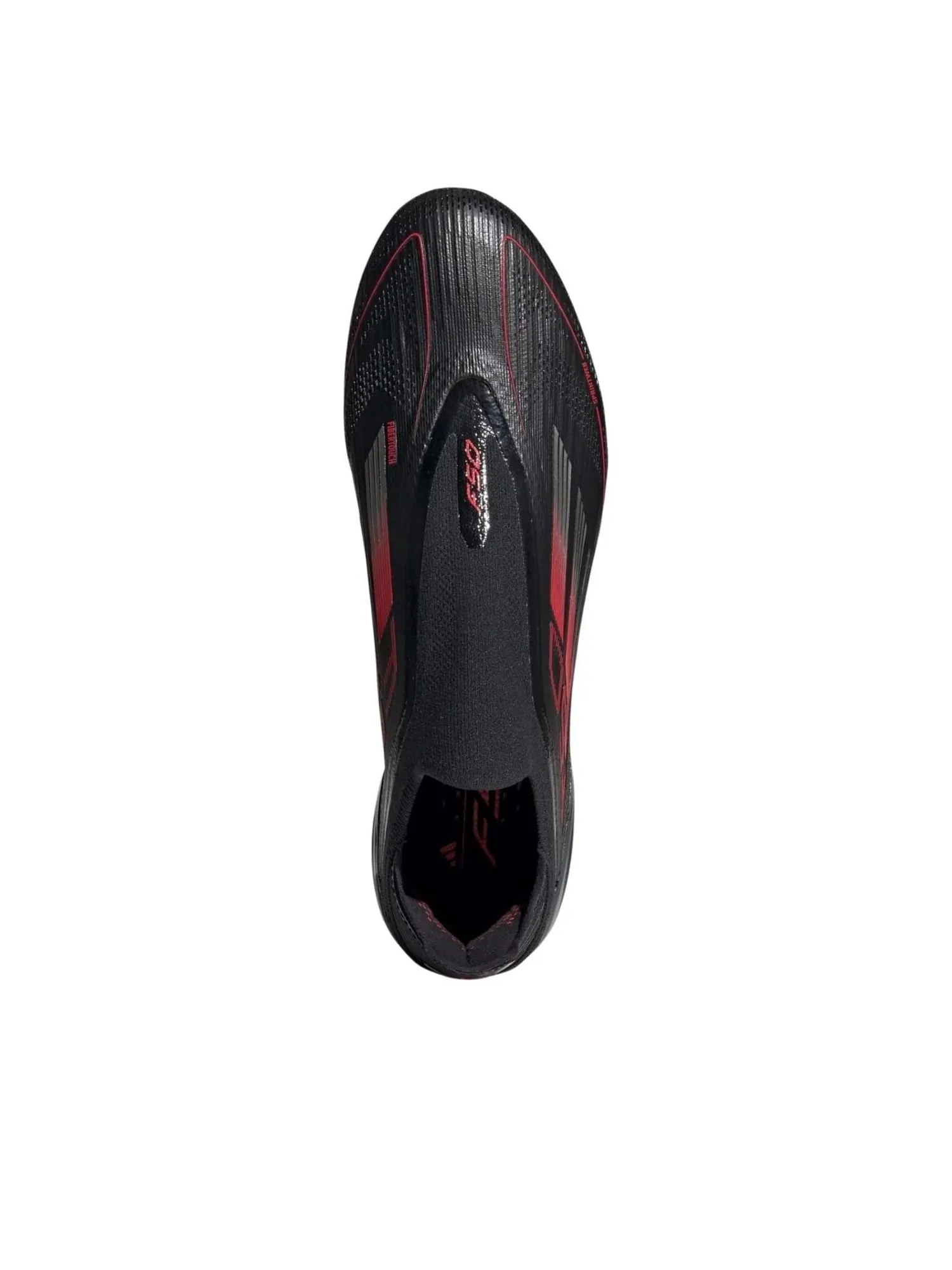 Adidas F50 Elite Laceless FG 'Core Black Iron Metallic Lucid Red' — изображение 4 из 5, черный/металлик/красный