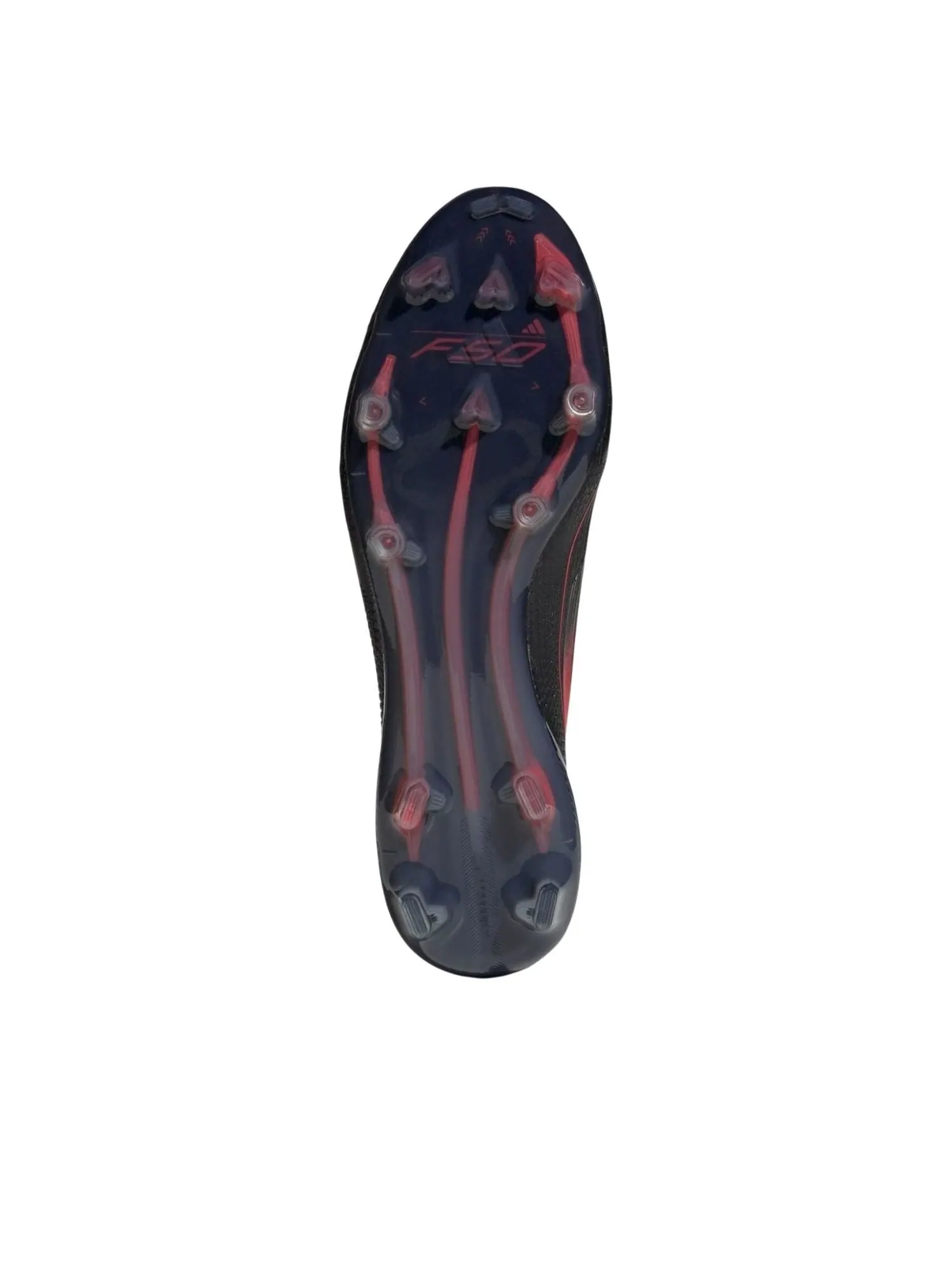 Adidas F50 Elite Laceless FG 'Core Black Iron Metallic Lucid Red' — изображение 5 из 5, черный/металлик/красный