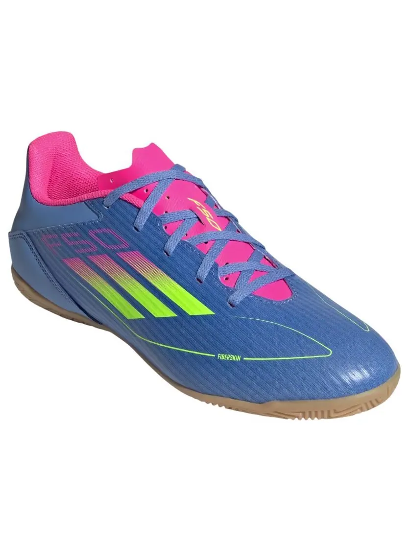 Кроссовки adidas F50 Club IN 'Blue Fusion Lucid Lemon Pink' — изображение 3 из 6, синий