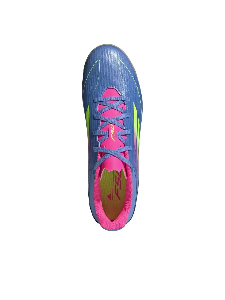 Кроссовки adidas F50 Club IN 'Blue Fusion Lucid Lemon Pink' — изображение 5 из 6, синий