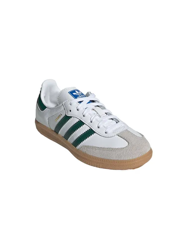 Кроссовки самба ог Adidas — изображение 3 из 4, белый/зеленый