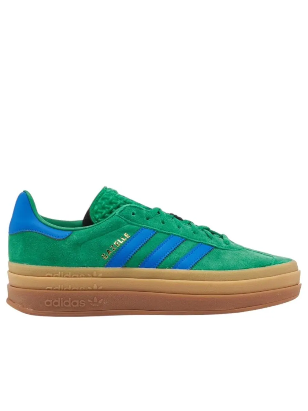 (WMNS) Adidas Gazelle Bold 'Green Blue' — изображение 2 из 6, зеленый/синий