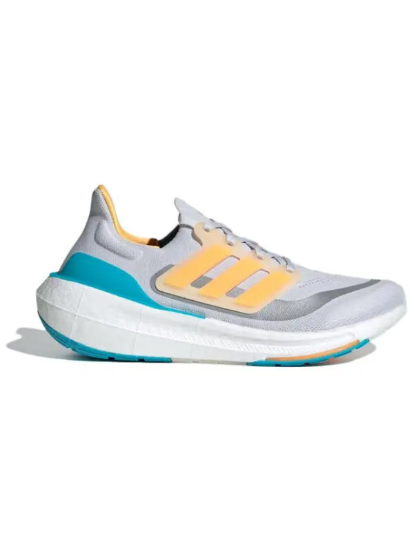 Кроссовки ультрабуст лайт Adidas — изображение 2 из 2, серый/оранжевый/голубой