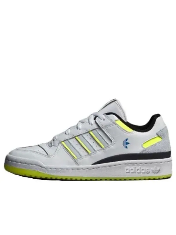 Кроссовки оригиналы форум низкий Adidas — изображение 1 из 3, белый/зеленый