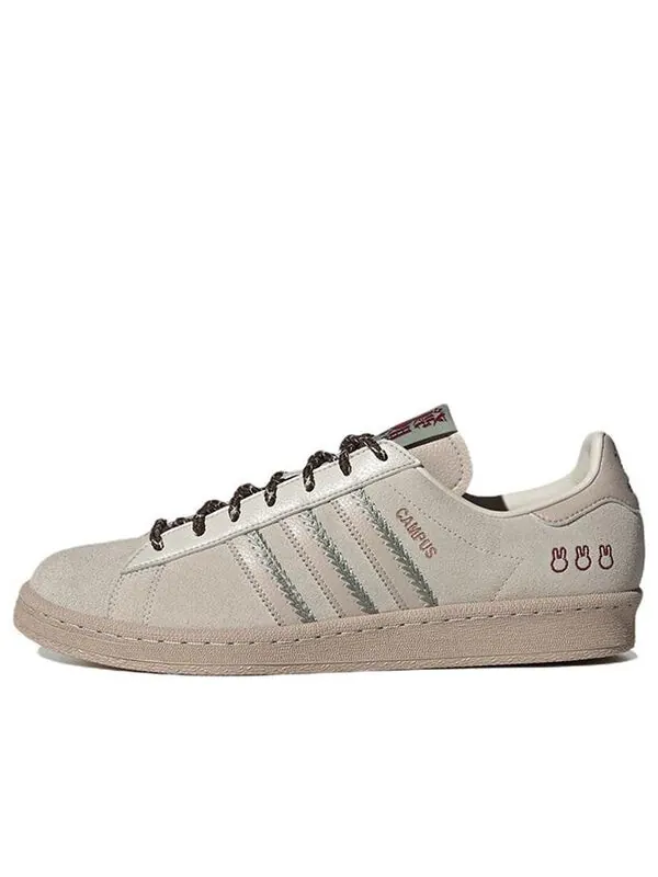 Кроссовки x miffy x fansack кампус 80-х Adidas — изображение 1 из 4, коричневый/зеленый