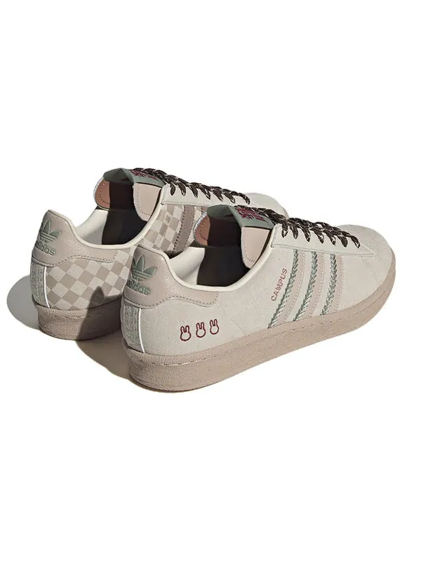 Кроссовки x miffy x fansack кампус 80-х Adidas — изображение 4 из 4, коричневый/зеленый