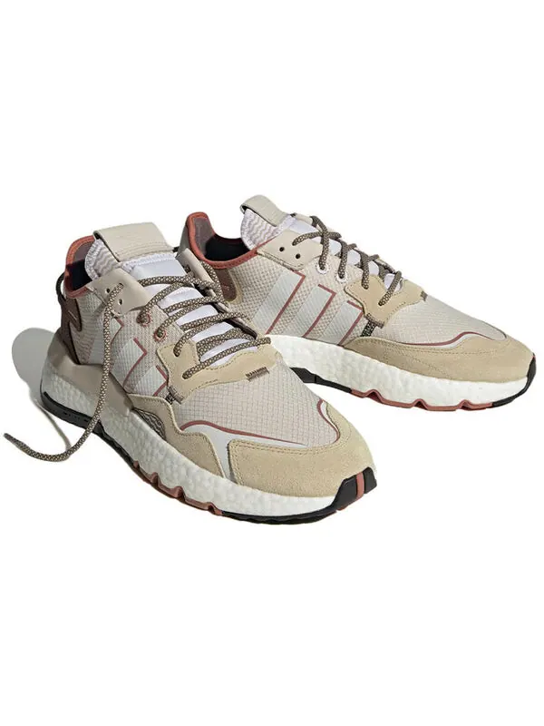 Кроссовки оригинальные nite jogger Adidas — изображение 3 из 4, бежевый