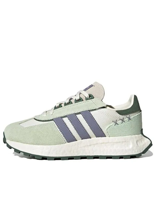 Кроссовки оригиналы ретро e5 Adidas — изображение 1 из 4, зеленый/белый/фиолетовый