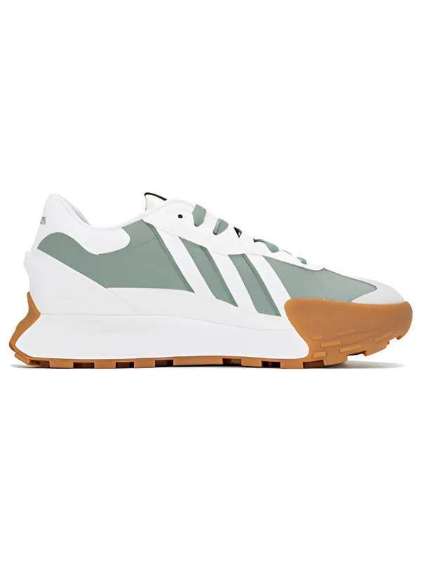 Кроссовки Adidas Neo Futro Mixr Lifestyle Shoes 'White Olive Green' — изображение 2 из 4, белый/оливковый зеленый
