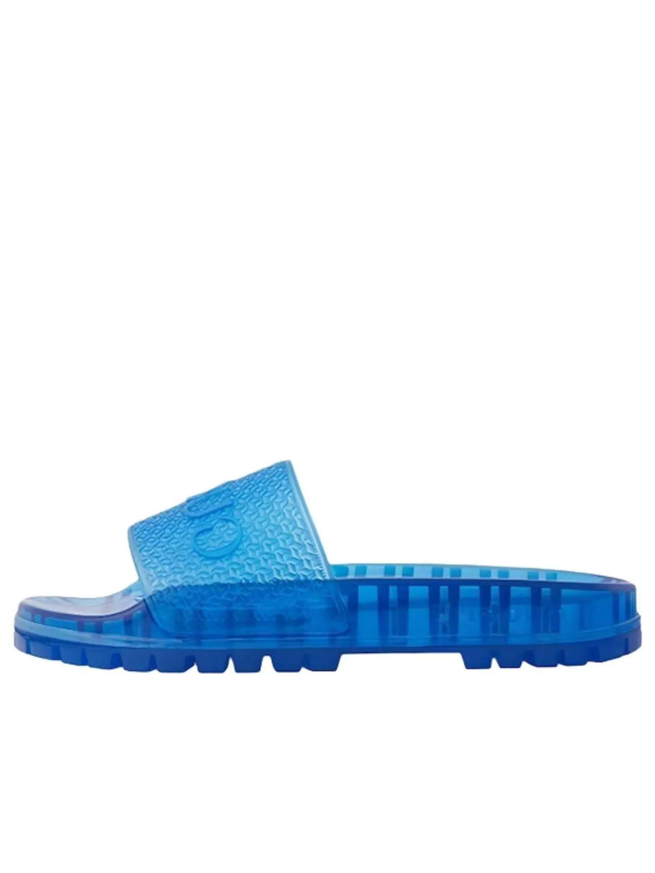 Шлепанцы Adilette 'Blue' Adidas x Gucci — изображение 1 из 5, синий
