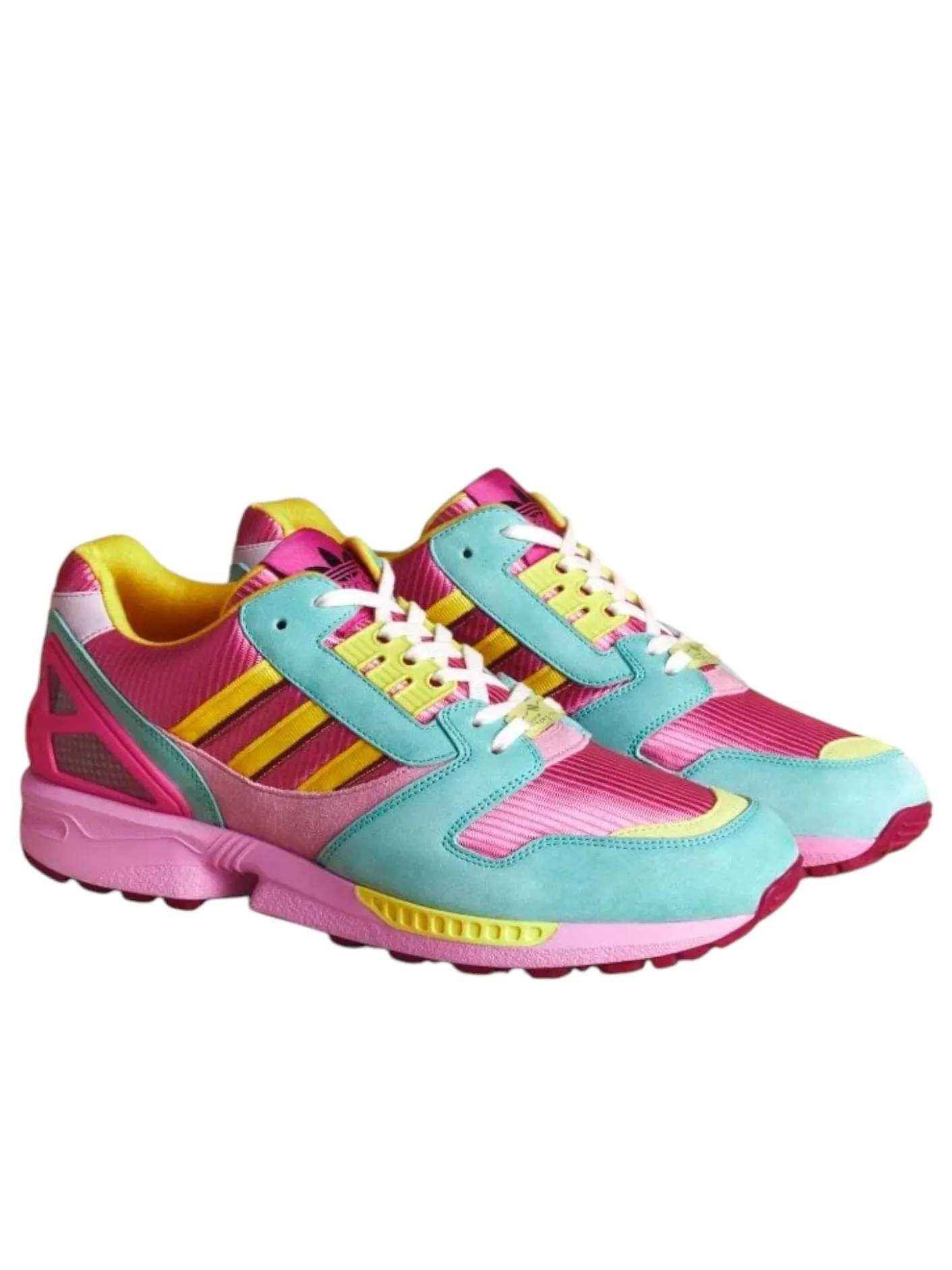 Кроссовки adidas x Gucci ZX 8000 'Pink Strata' — изображение 2 из 4, розовый