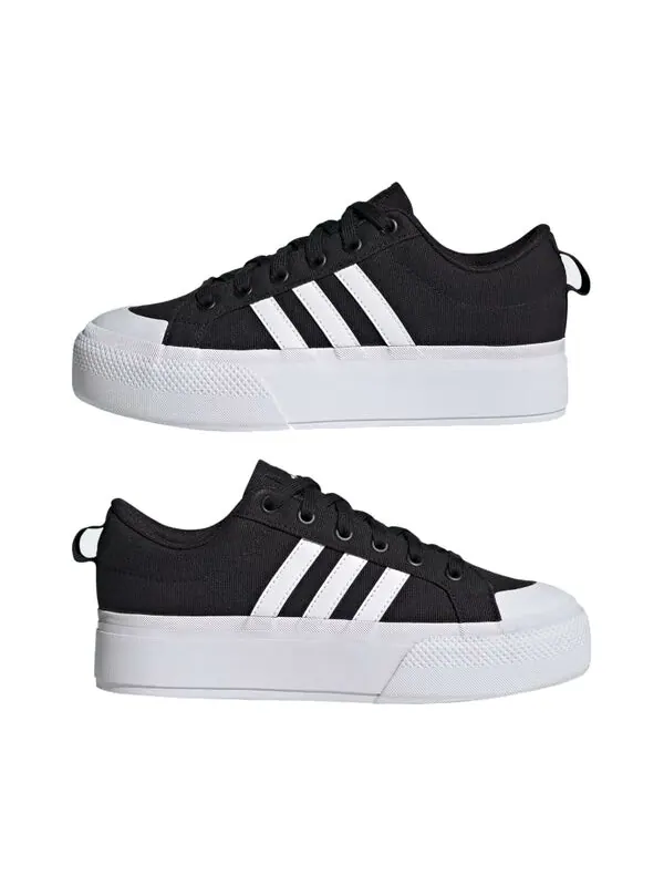 Кроссовки bravada 2.0 платформа Adidas — изображение 3 из 4, черный/белый