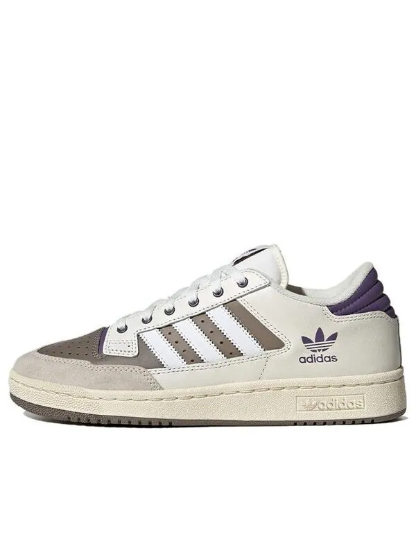 Кроссовки оригиналы centennial 85 низкие Adidas — изображение 1 из 4, белый/фиолетовый/серый